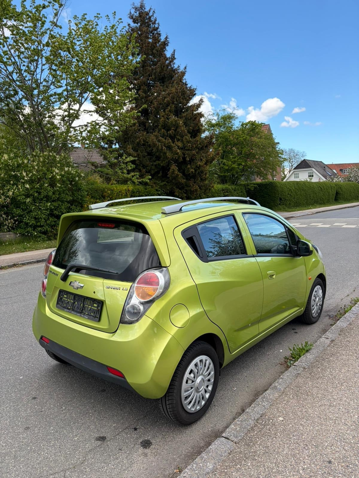 Grøn Chevrolet Spark fra 2012