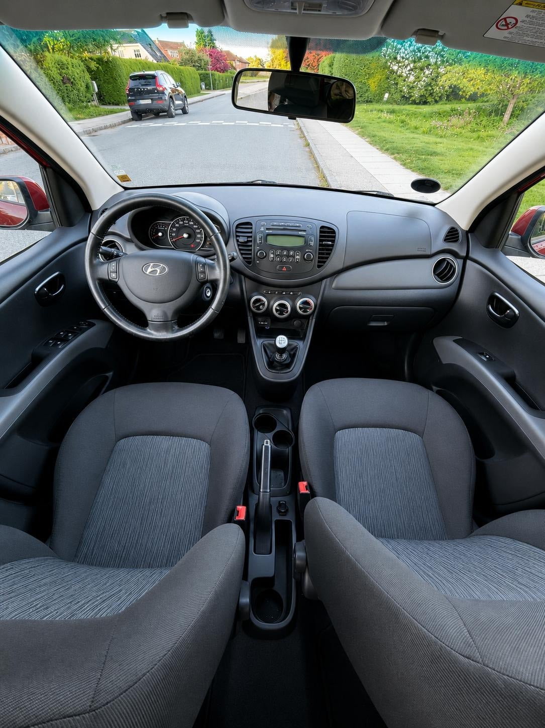 Grøn Hyundai i10 fra 2011