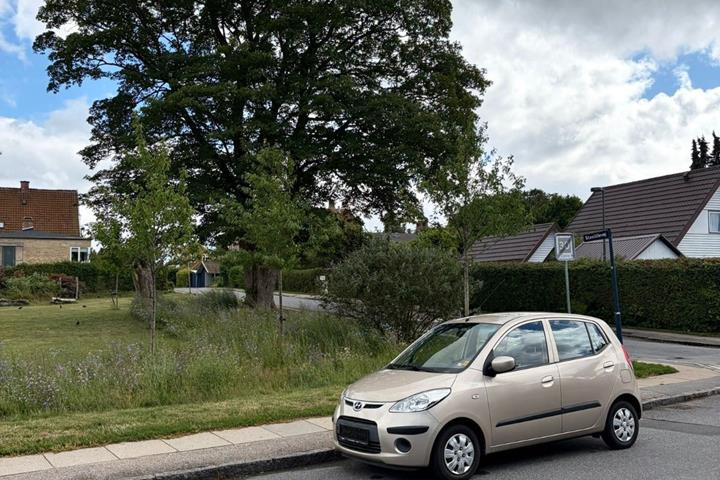 Grøn Hyundai i10 fra 2010