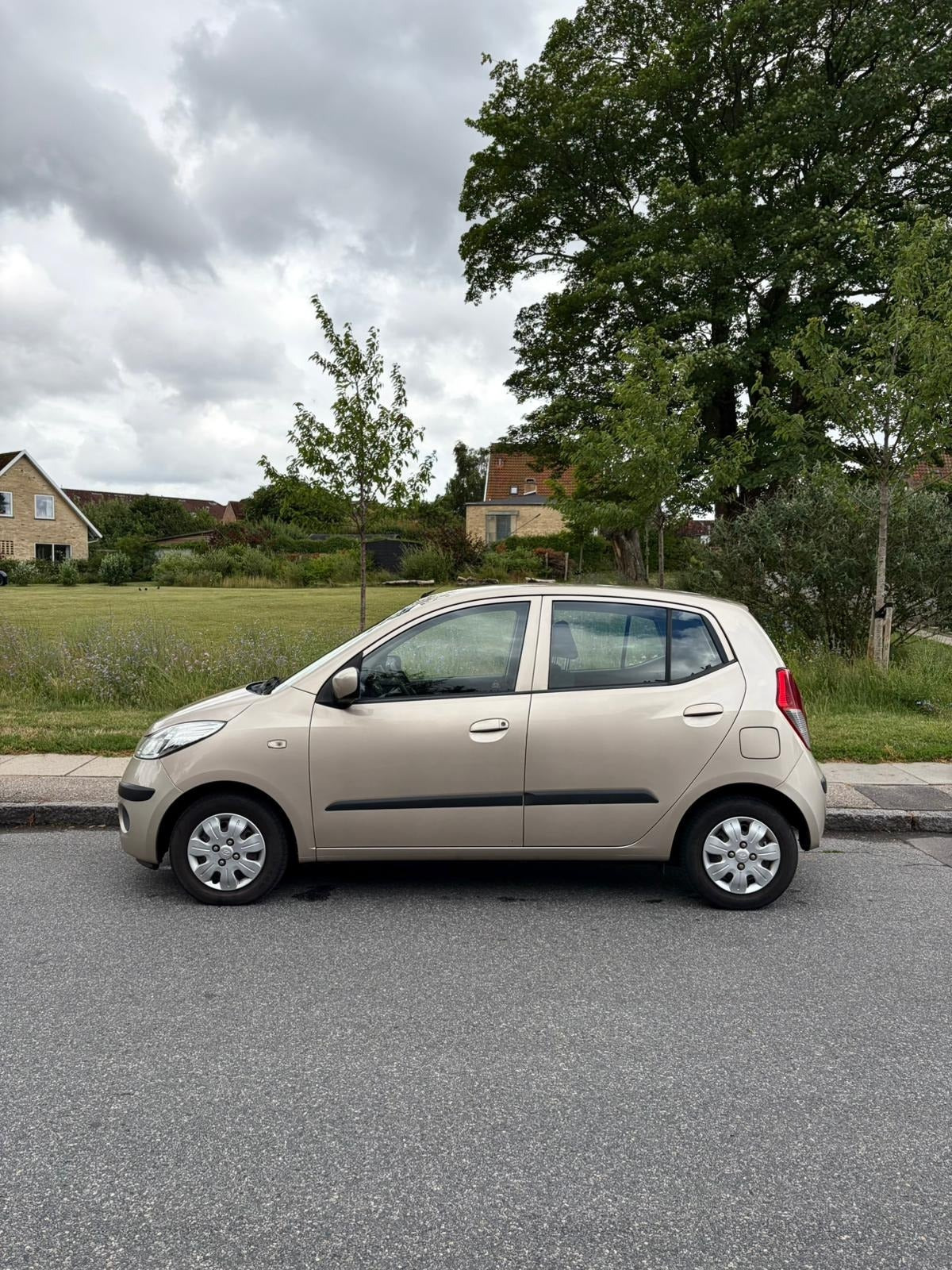 Grøn Hyundai i10 fra 2010