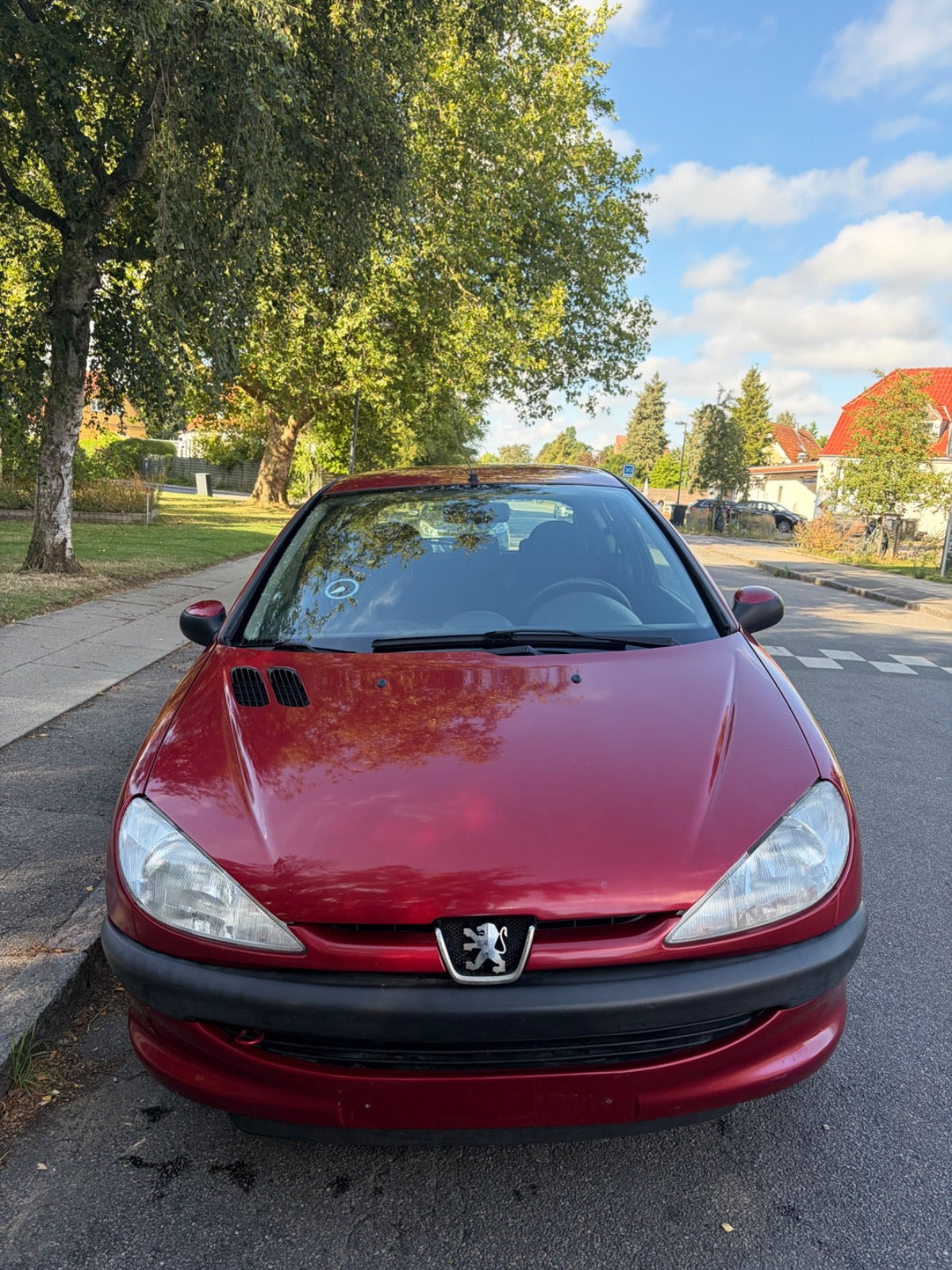 Grøn Peugeot 206 fra 2002