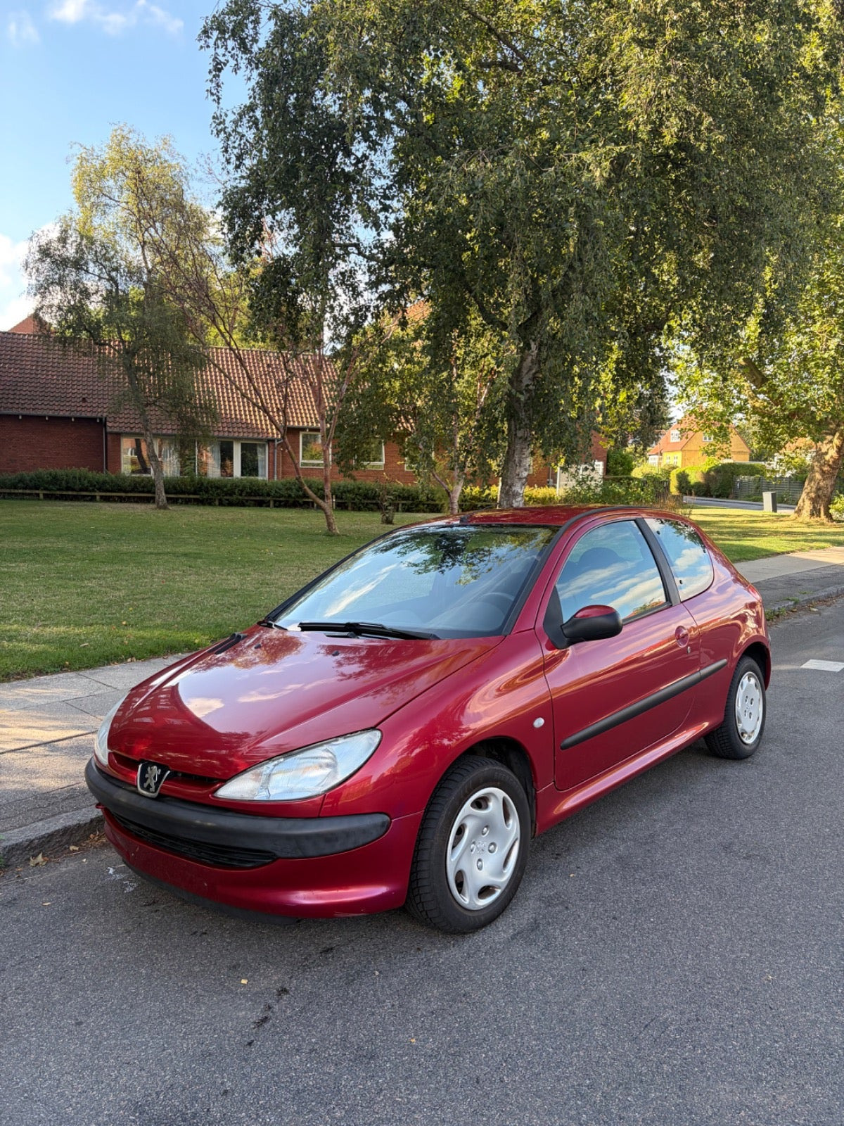Grøn Peugeot 206 fra 2002