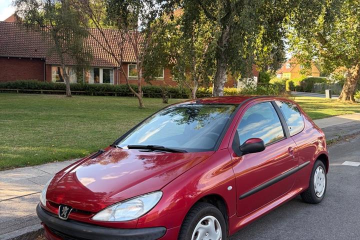 Grøn Peugeot 206 fra 2002