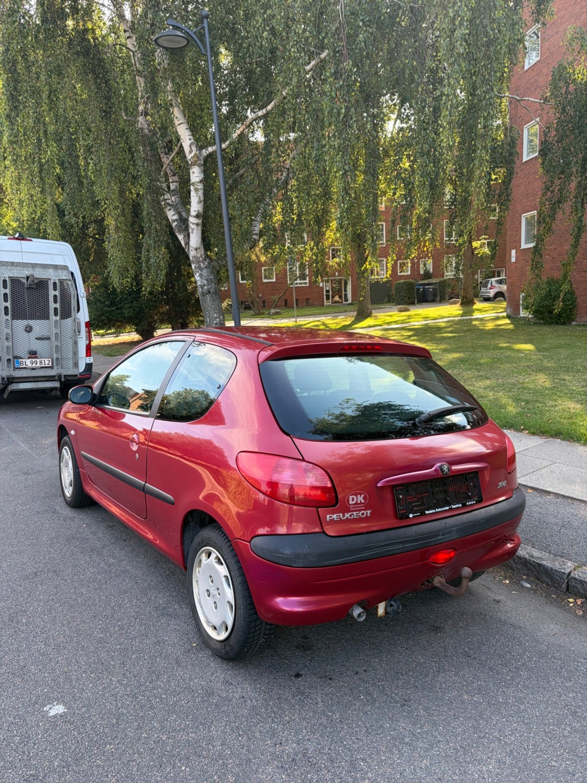 Grøn Peugeot 206 fra 2002