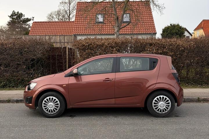Grøn Chevrolet Aveo fra 2012