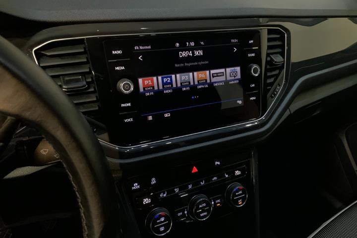 Grå VW T-Roc fra 2020
