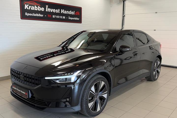 Sort Polestar 2 fra 2023