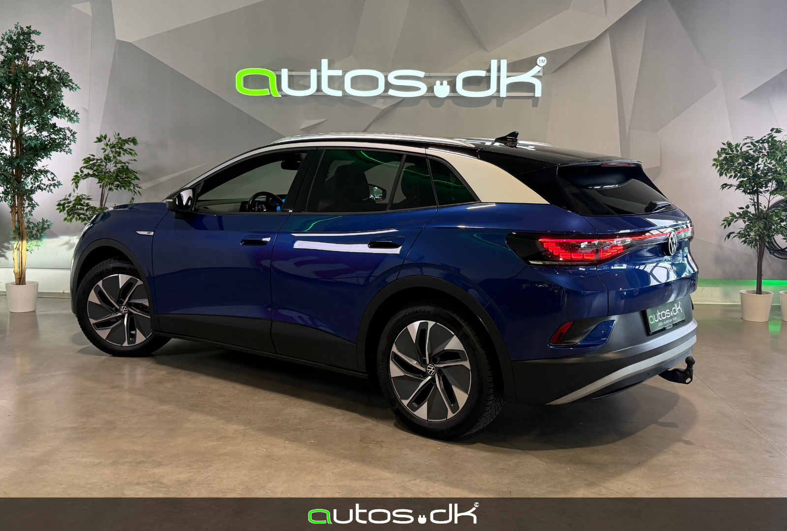 Blå VW ID.4 fra 2021