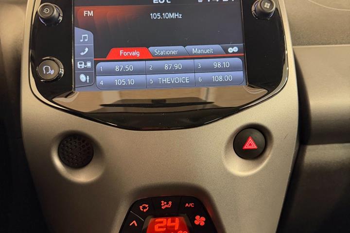 Grå Toyota Aygo fra 2020
