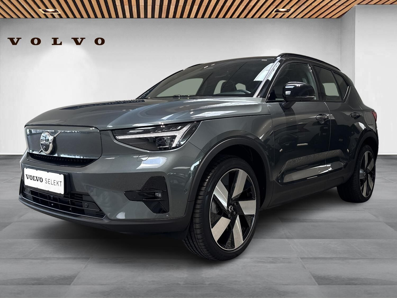 Grøn Volvo EX40 fra 2026