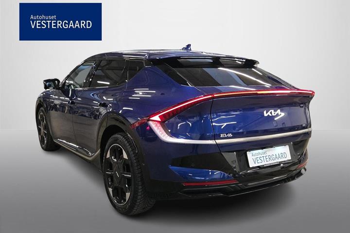 Blå Kia EV6 fra 2025