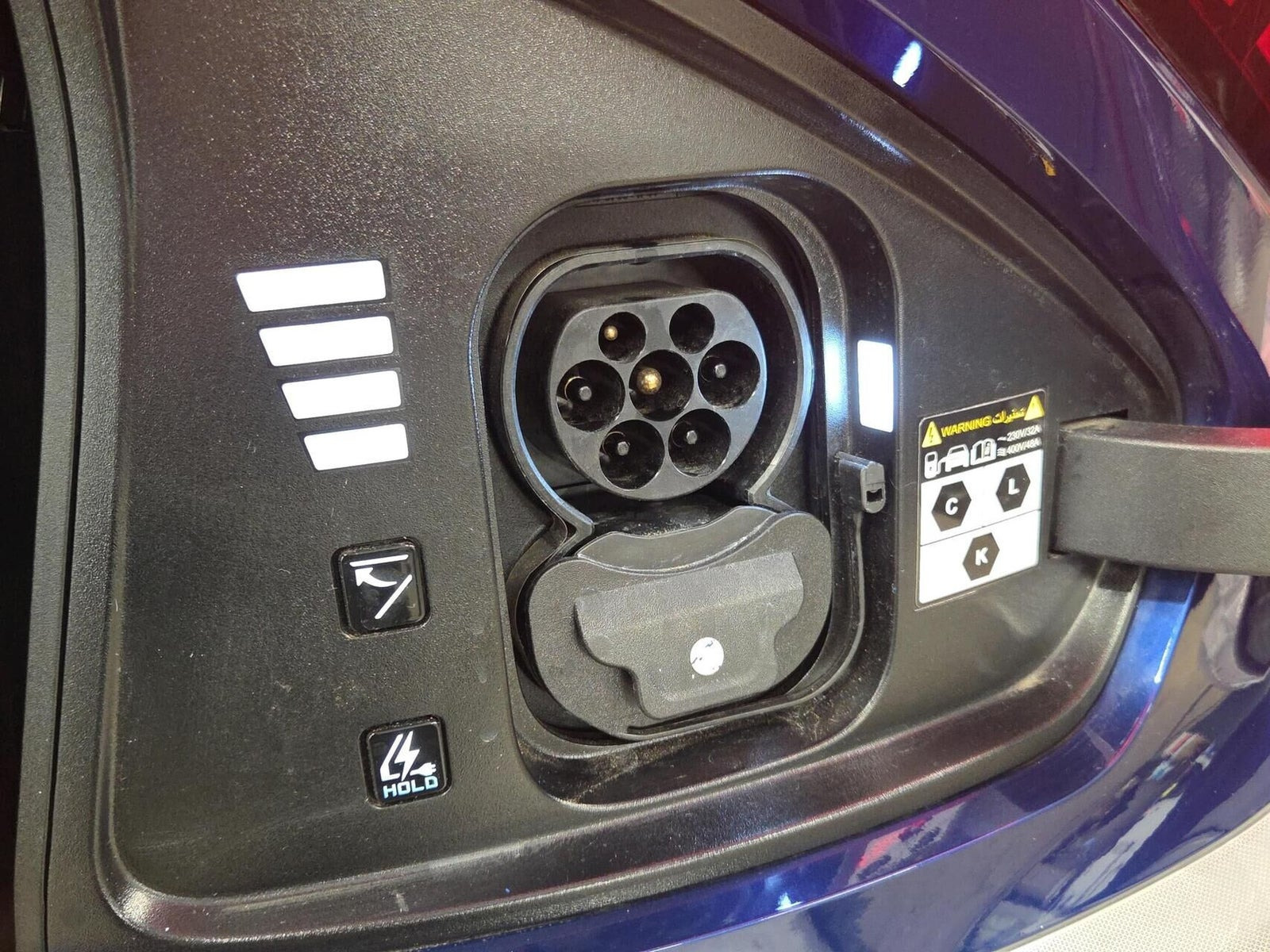 Blå Kia EV6 fra 2025