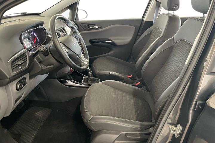 Sort Opel Corsa fra 2015
