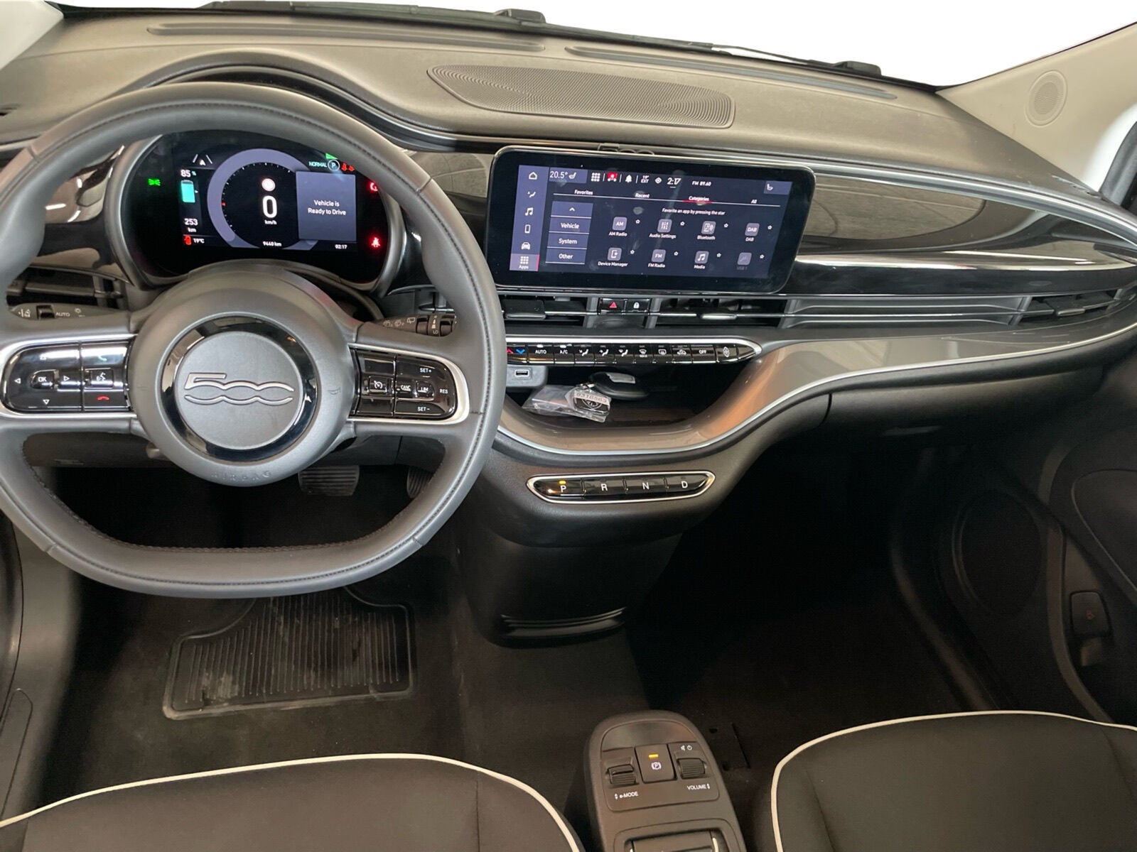 Sort Fiat 500e fra 2023