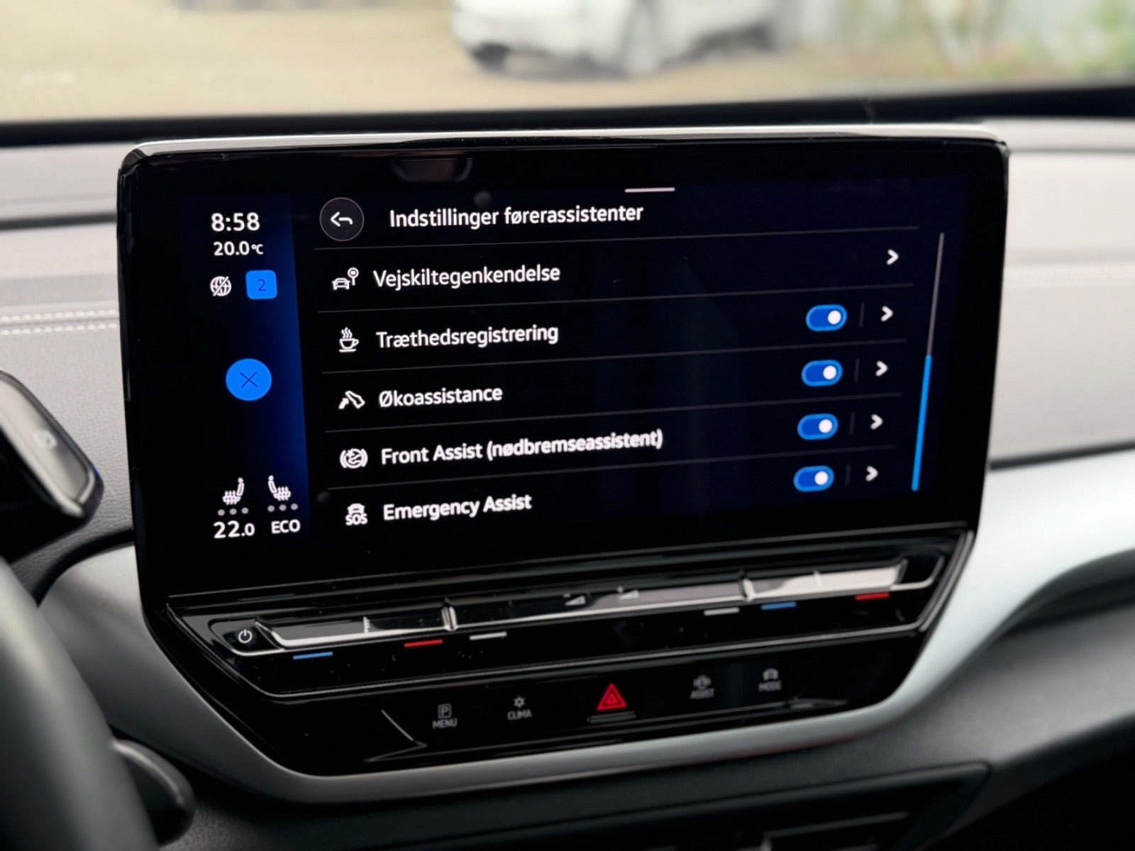 Hvid VW ID.5 fra 2023