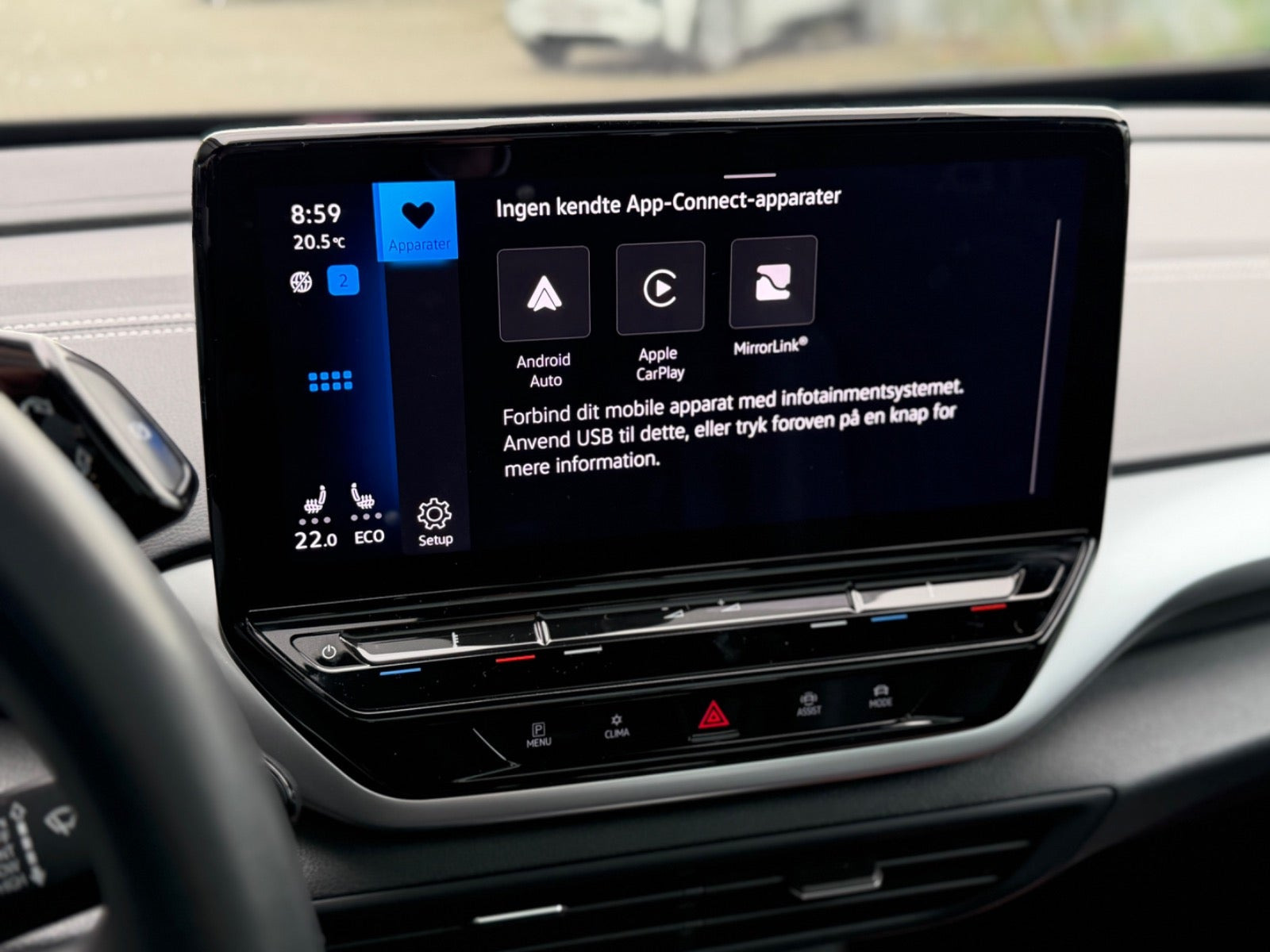 Hvid VW ID.5 fra 2023