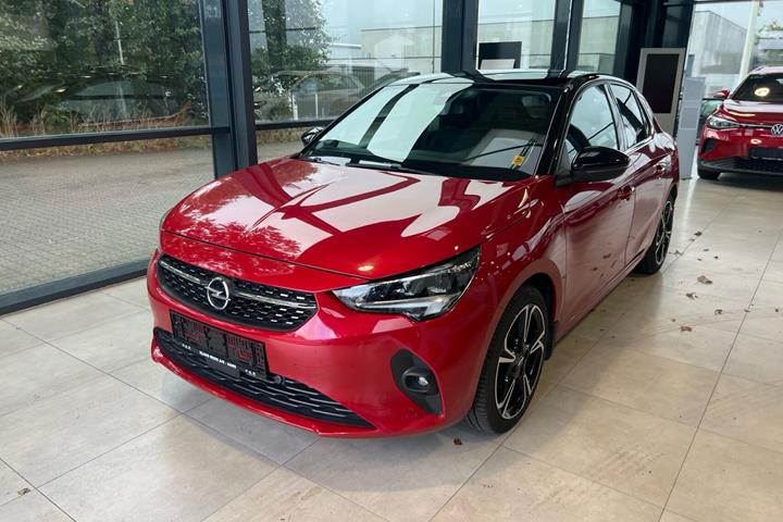 Rød Opel Corsa fra 2021