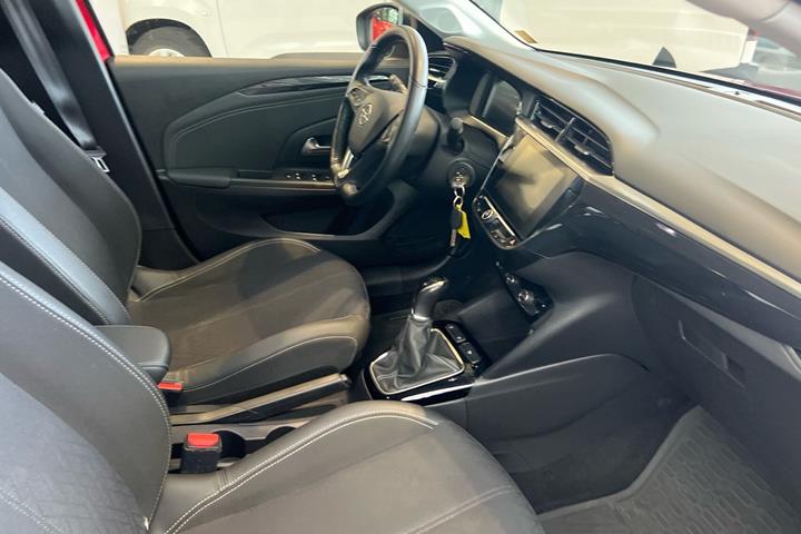 Rød Opel Corsa fra 2021