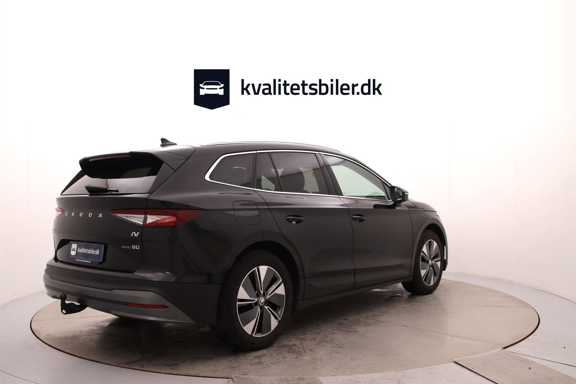 Sort Skoda Enyaq fra 2023
