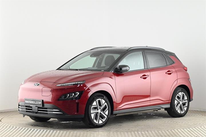 Rød Hyundai Kona fra 2022