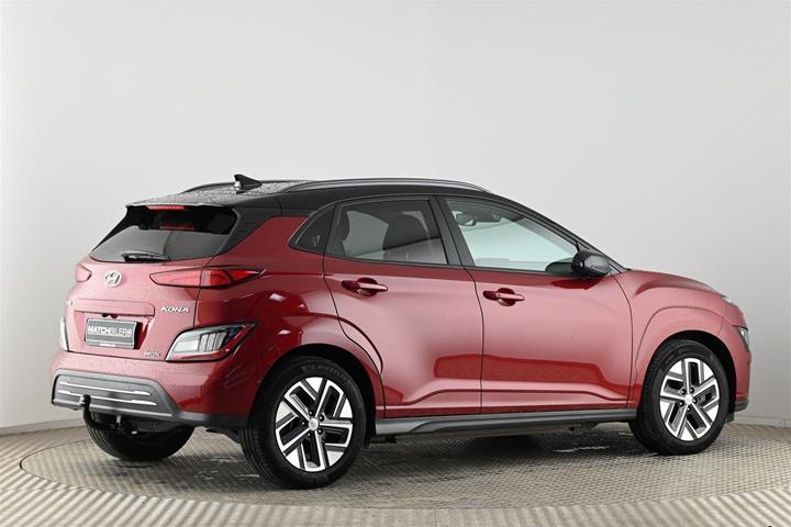 Rød Hyundai Kona fra 2022