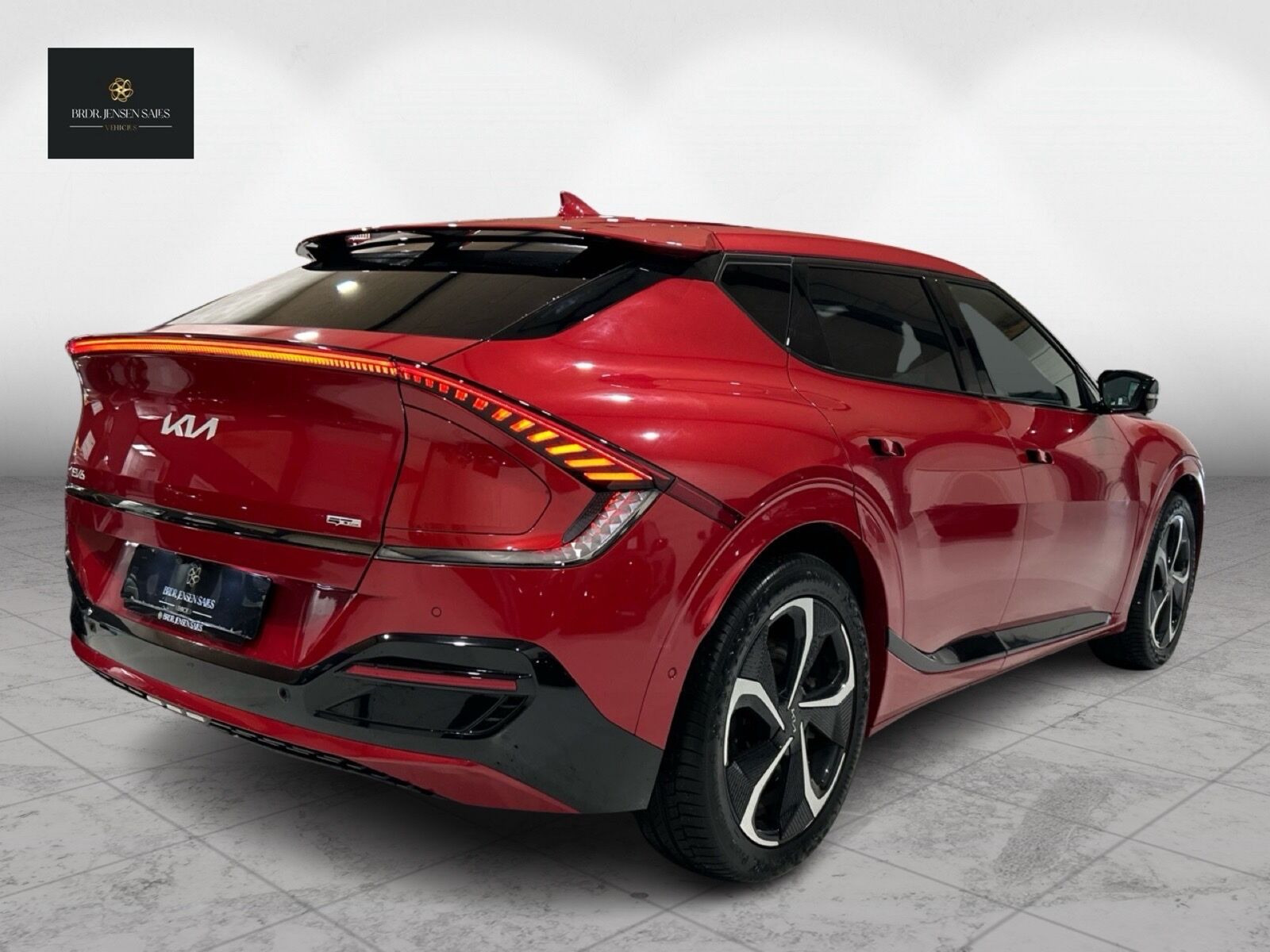 Rød Kia EV6 fra 2024