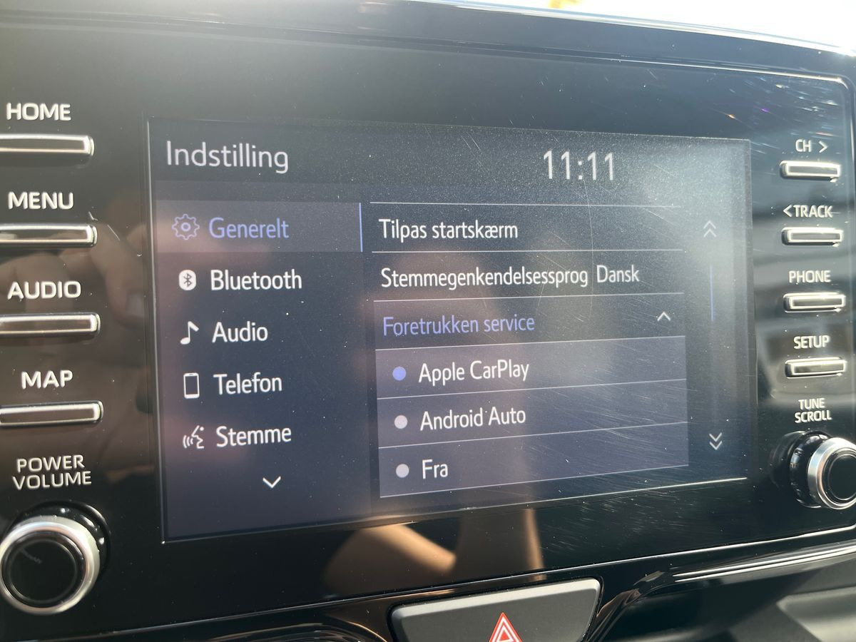 Hvid Toyota Yaris fra 2022