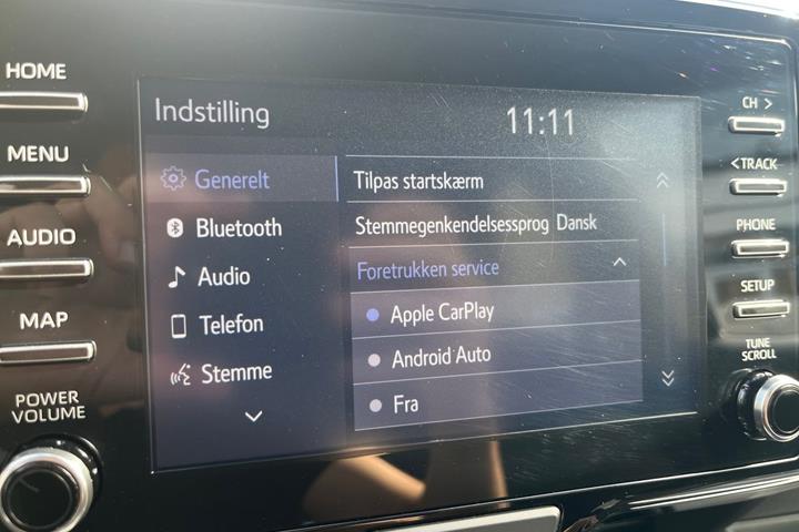 Hvid Toyota Yaris fra 2022