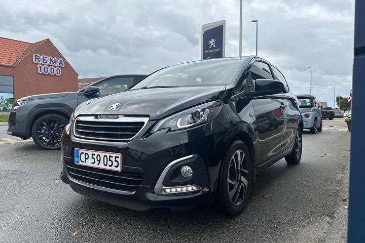 Sort Peugeot 108 fra 2020