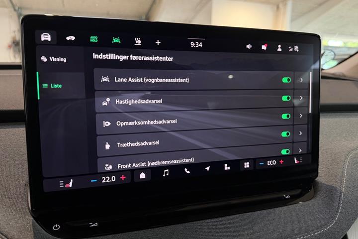 Sort Skoda Enyaq fra 2025