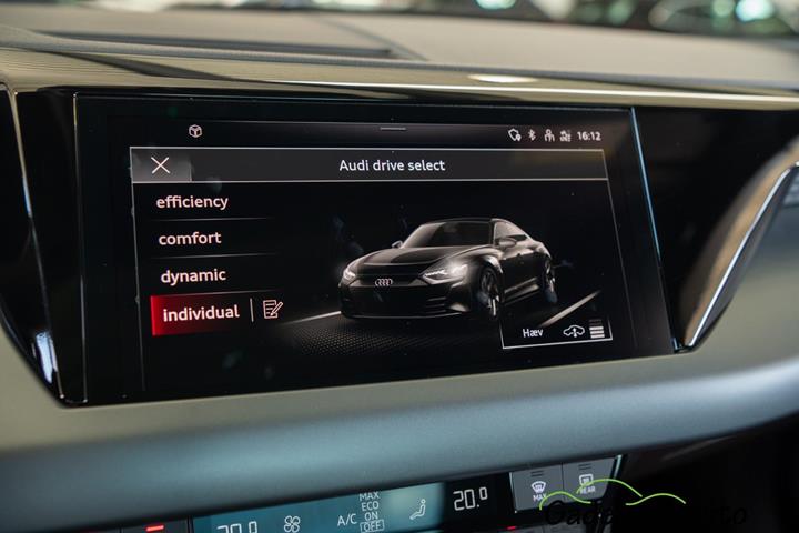 Hvid Audi e-tron GT fra 2022