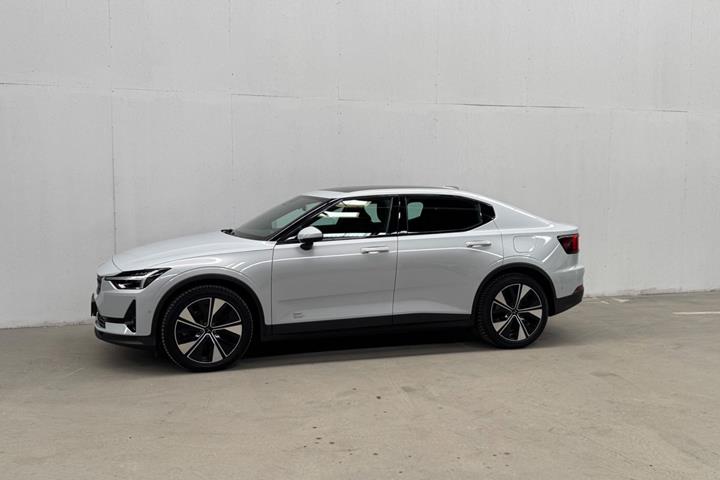 Hvid Polestar 2 fra 2023