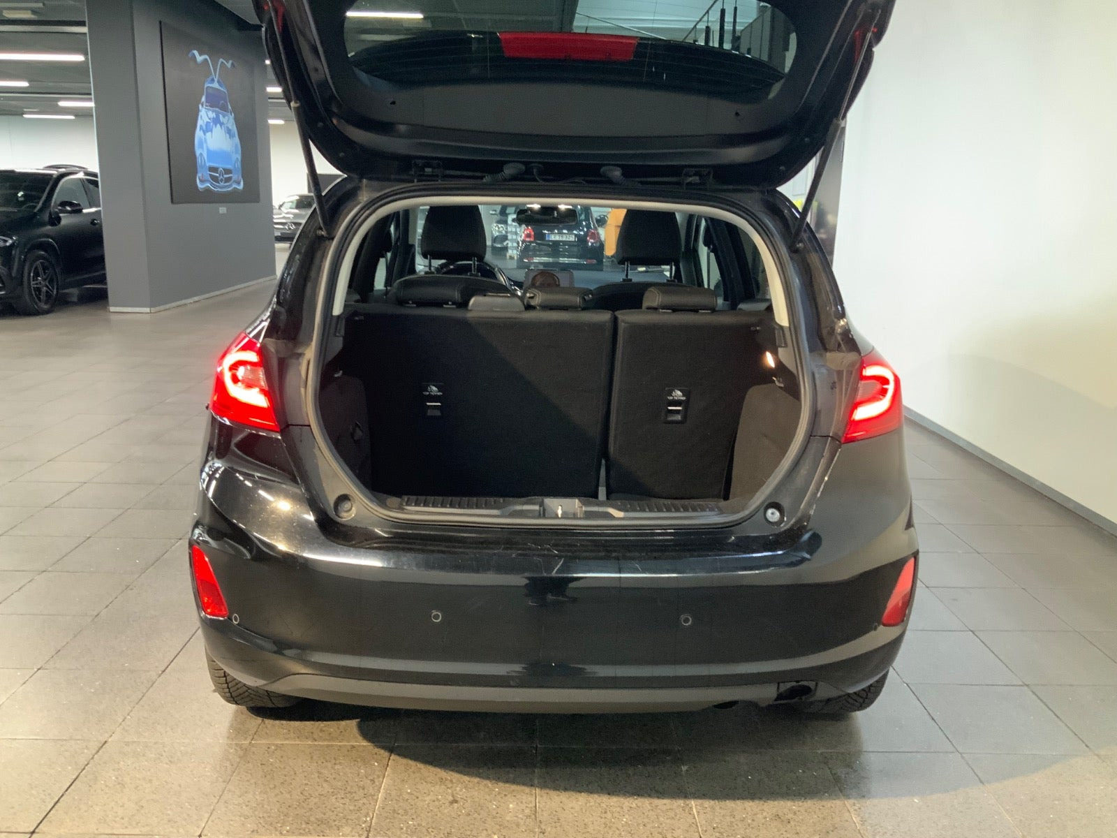Sort Ford Fiesta fra 2017