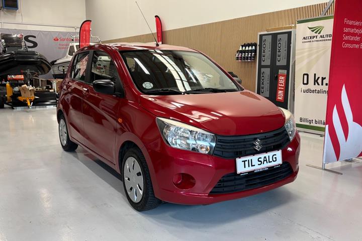 Rød Suzuki Celerio fra 2019