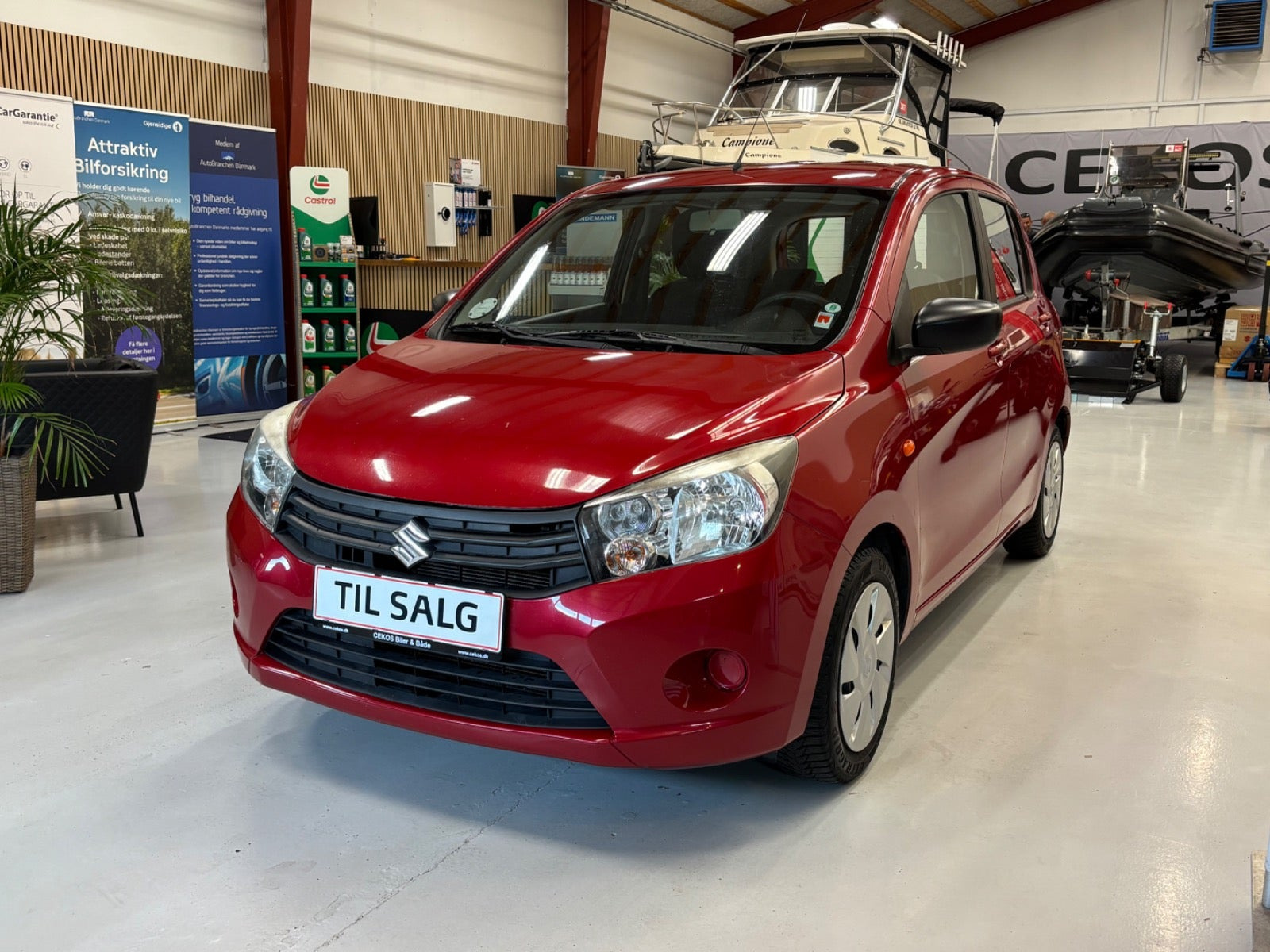 Rød Suzuki Celerio fra 2019