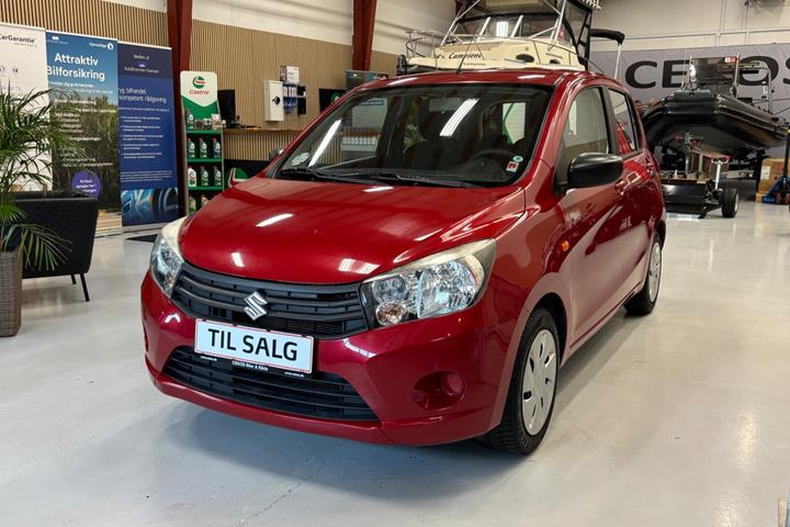 Rød Suzuki Celerio fra 2019