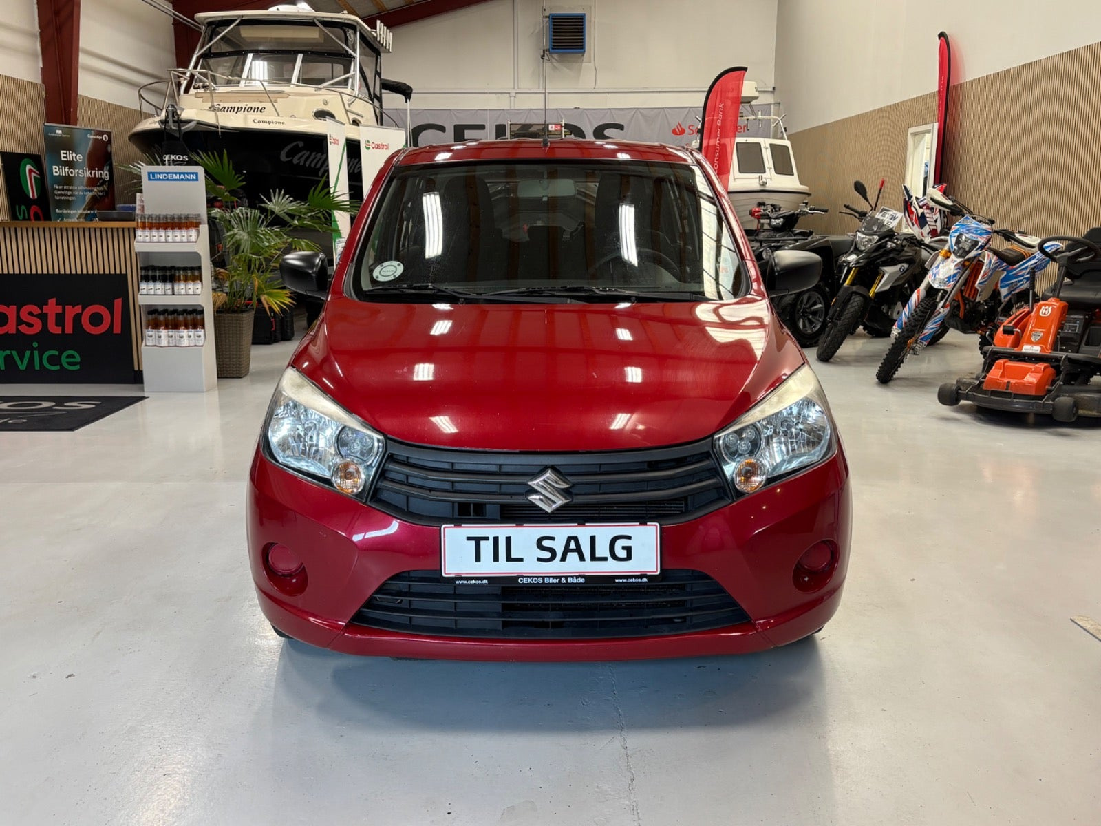 Rød Suzuki Celerio fra 2019