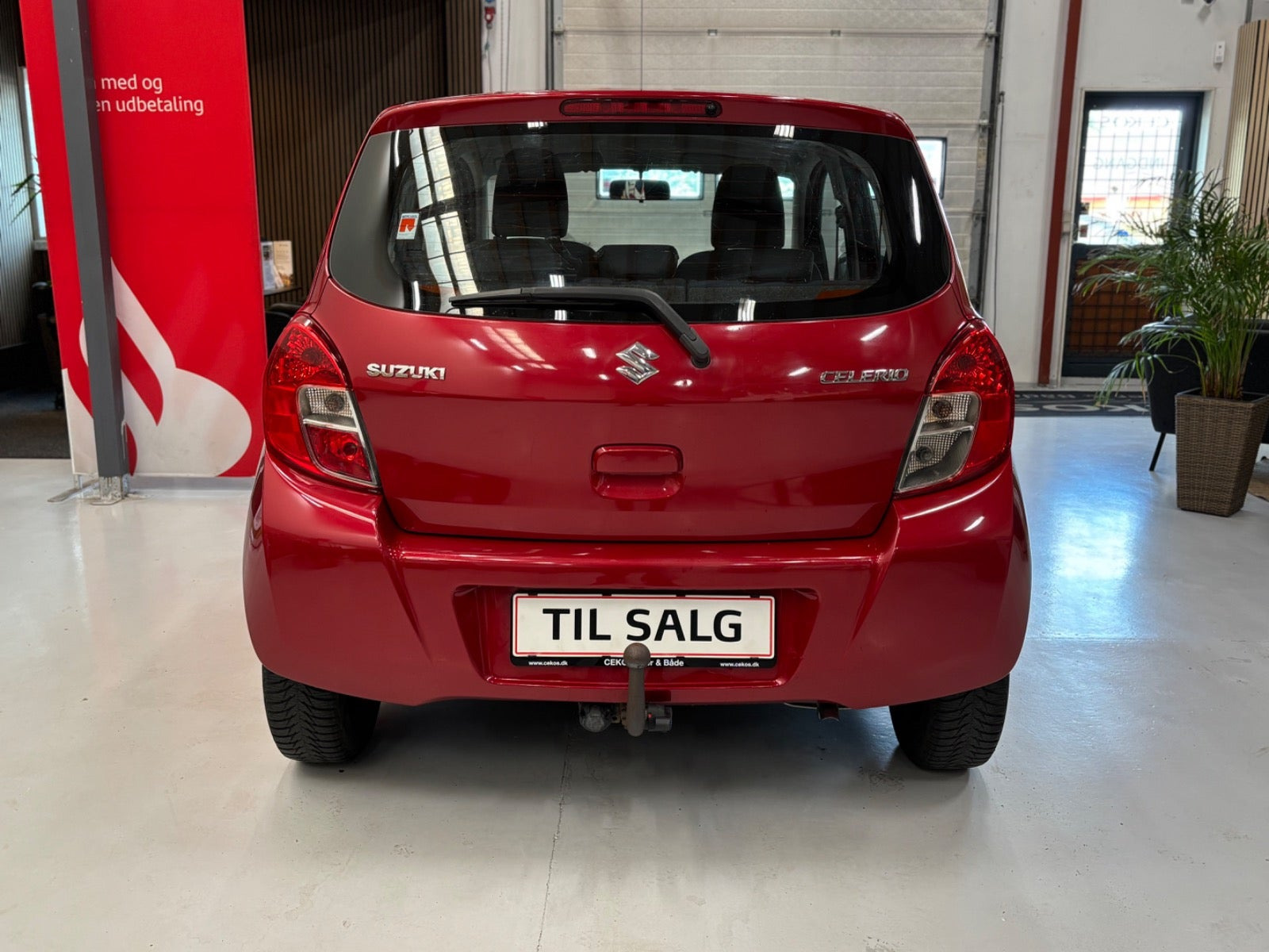 Rød Suzuki Celerio fra 2019