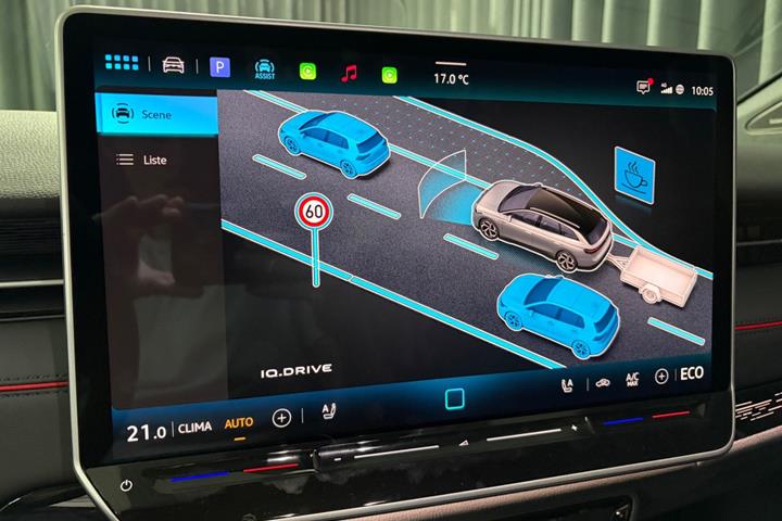 Blå VW ID.7 fra 2026