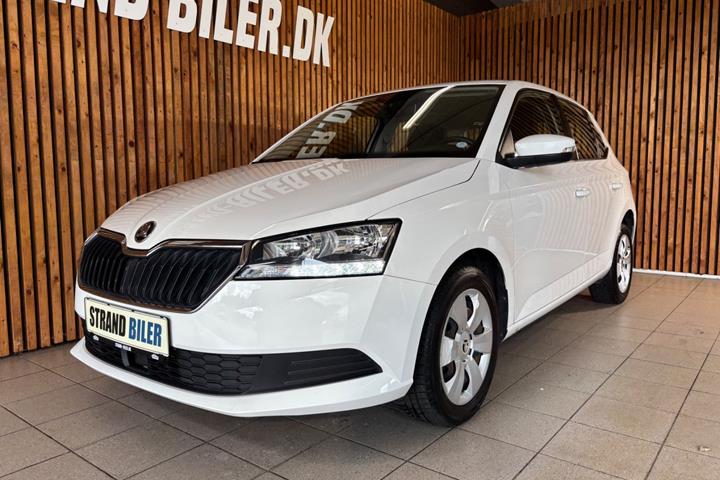 Hvid Skoda Fabia fra 2020