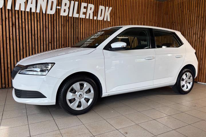 Hvid Skoda Fabia fra 2020
