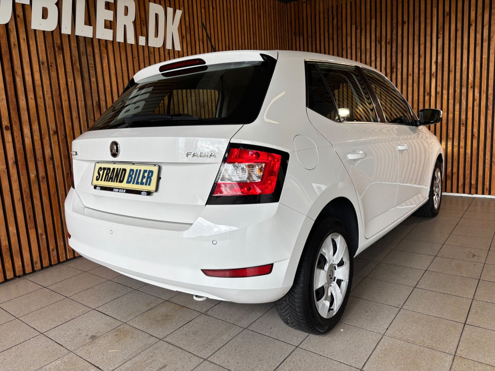 Hvid Skoda Fabia fra 2020