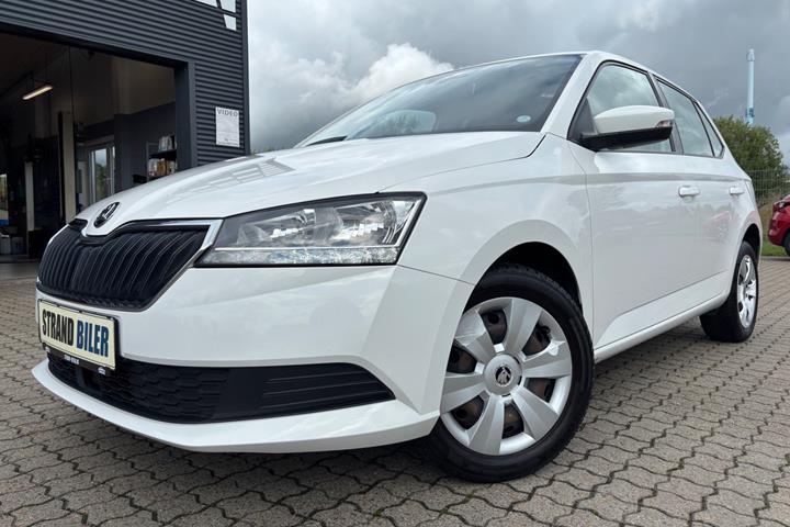 Hvid Skoda Fabia fra 2020