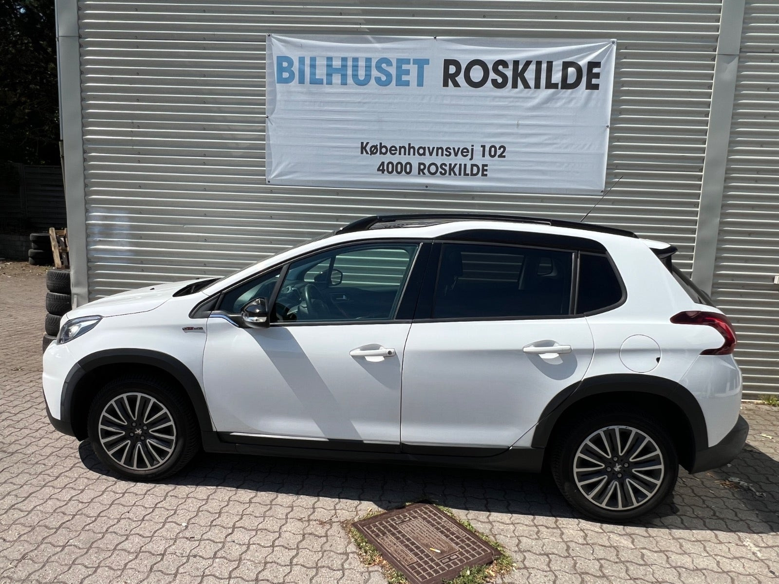 Hvid Peugeot 2008 fra 2018