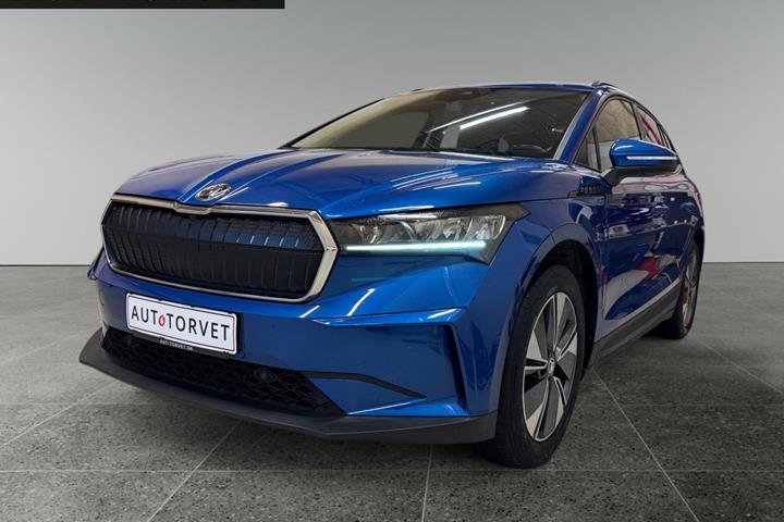 Blå Skoda Enyaq fra 2022
