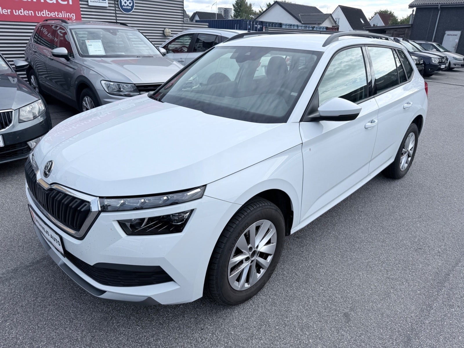 Hvid Skoda Kamiq fra 2023