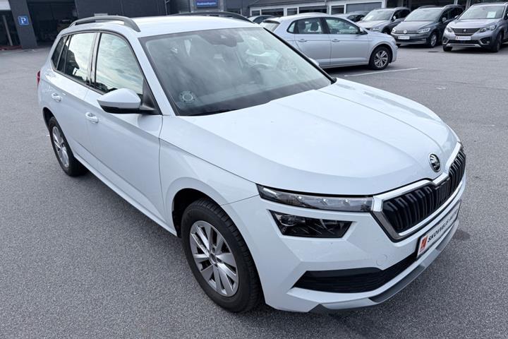 Hvid Skoda Kamiq fra 2023