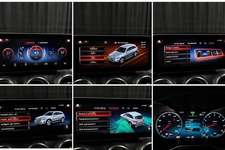 Sort Mercedes GLC300 fra 2019