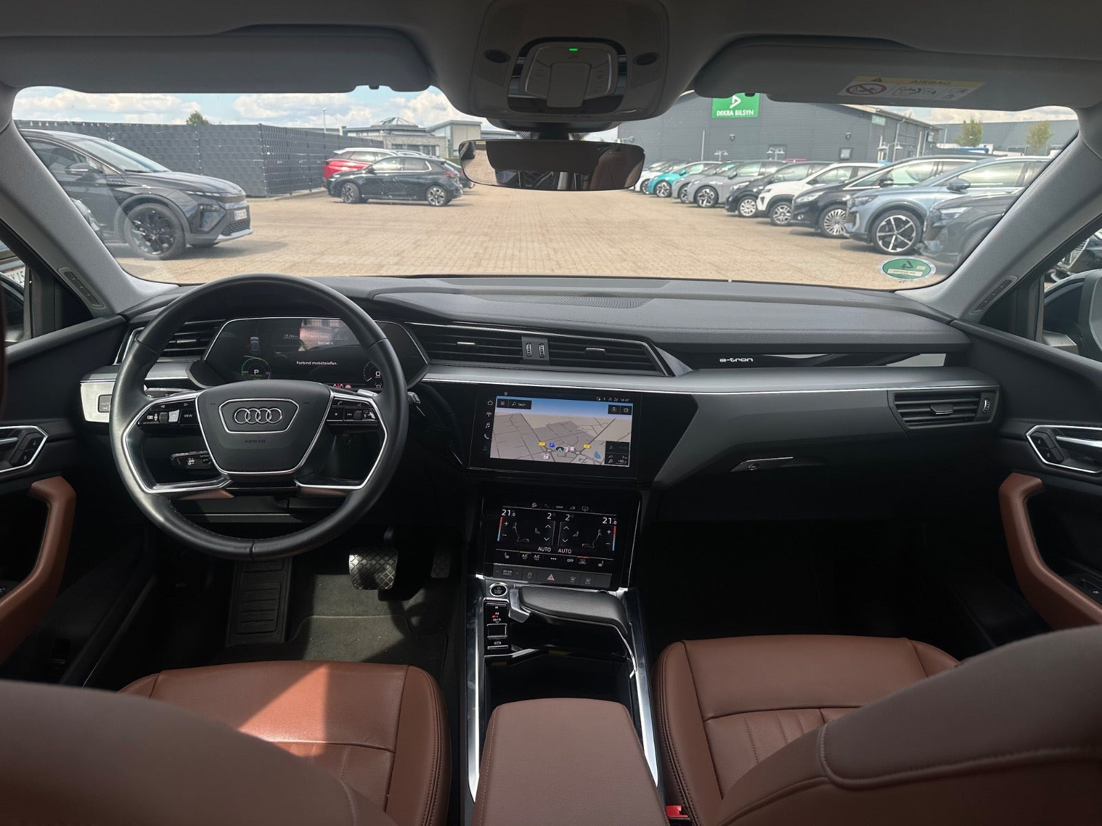 Sort Audi e-tron fra 2023