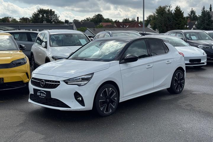 Hvid Opel Corsa-e fra 2021